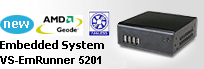 VS-EmRunner 5201, IPC Embedded System, Fanlsess, Low power consumption