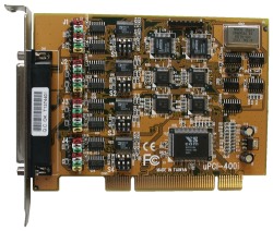 VScom 400I UPCI, a 4 Port RS232, RS422/485 PCI card