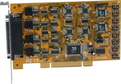 VScom 800I UPCI, a 8 Port RS232, RS422/485 PCI card