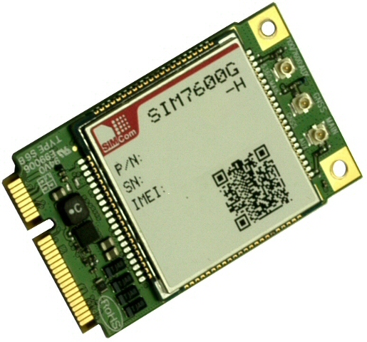 VS-7600 4G PCI Express Mini Card, Worldwide use
