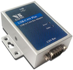 Vscom USB-CAN Plus, a CAN Bus adapter for USB port