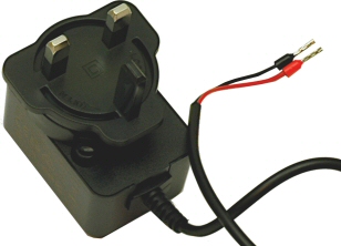 Power Adapter 12V DC with UK Wall plug converter