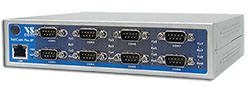 VScom NetCom+ (Plus) 811, an octal port Serial Device Server for Ethernet/TCP to RS232